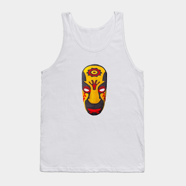 Watercolor tribal mask Tank Top by lirch